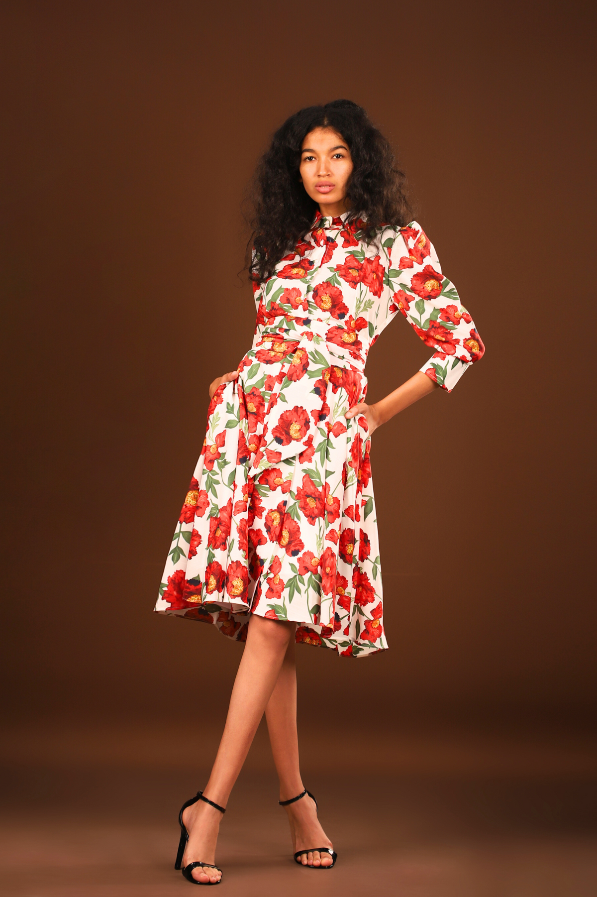 Vestido Camisero Estampado